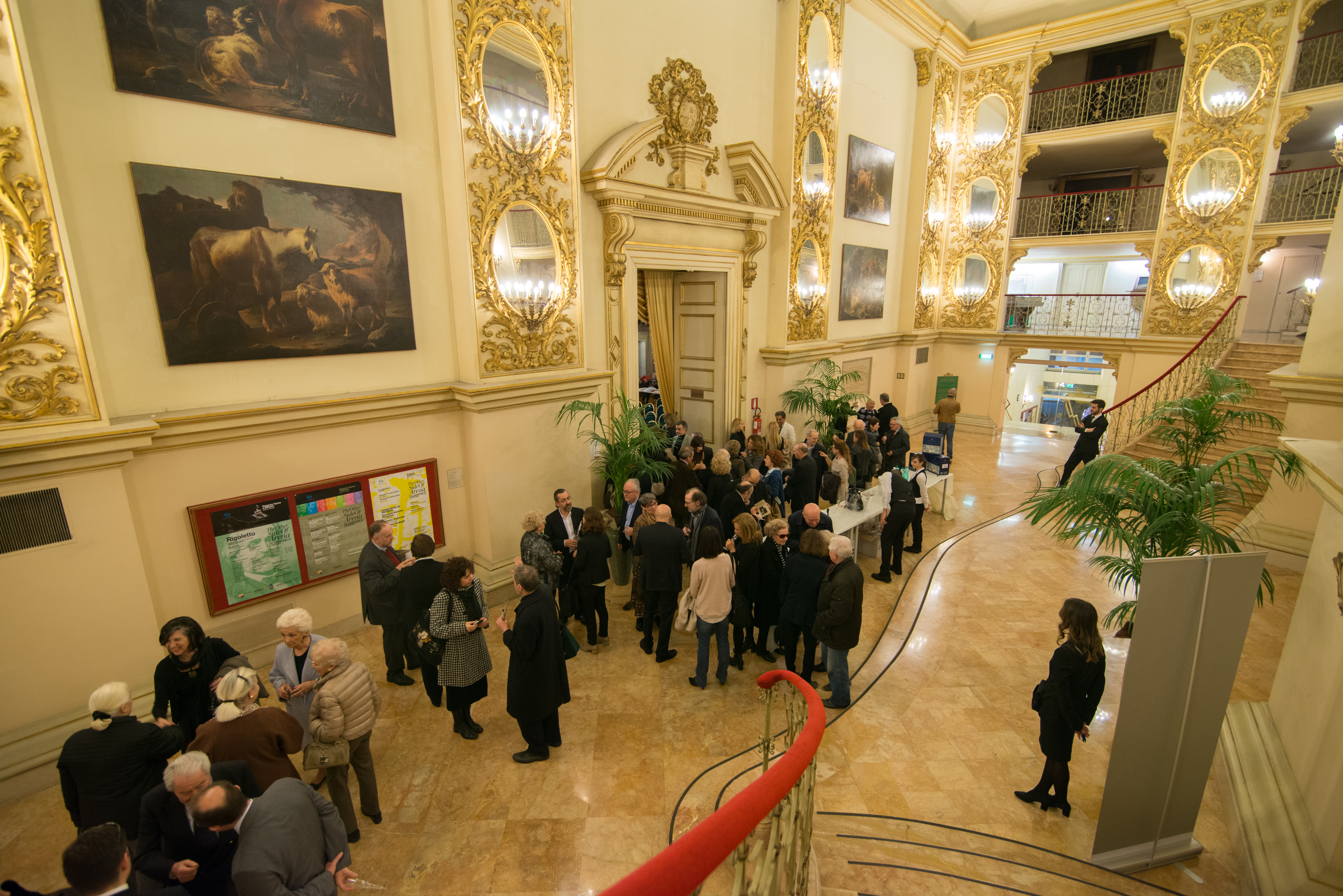 Foyer Sala Maffeiana, aperitivo tra le sale affrescate